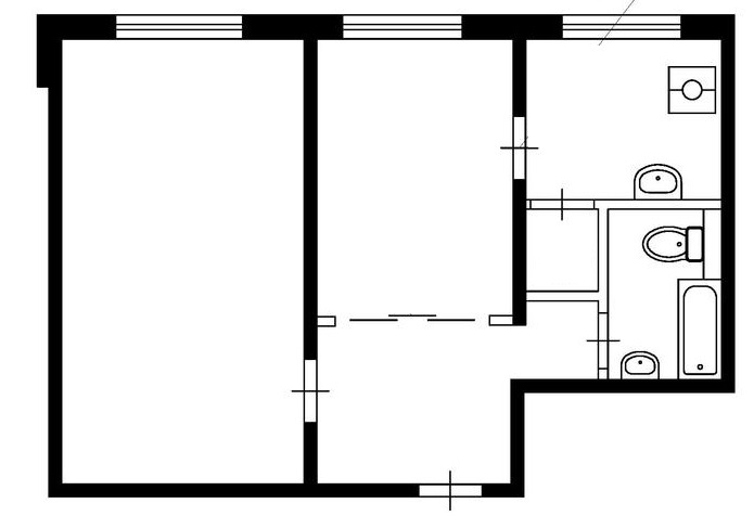 2-комнатная квартира, 45.4 м² - фото 4