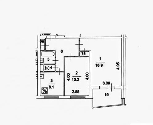 2-комнатная квартира, 46 м² - фото 8