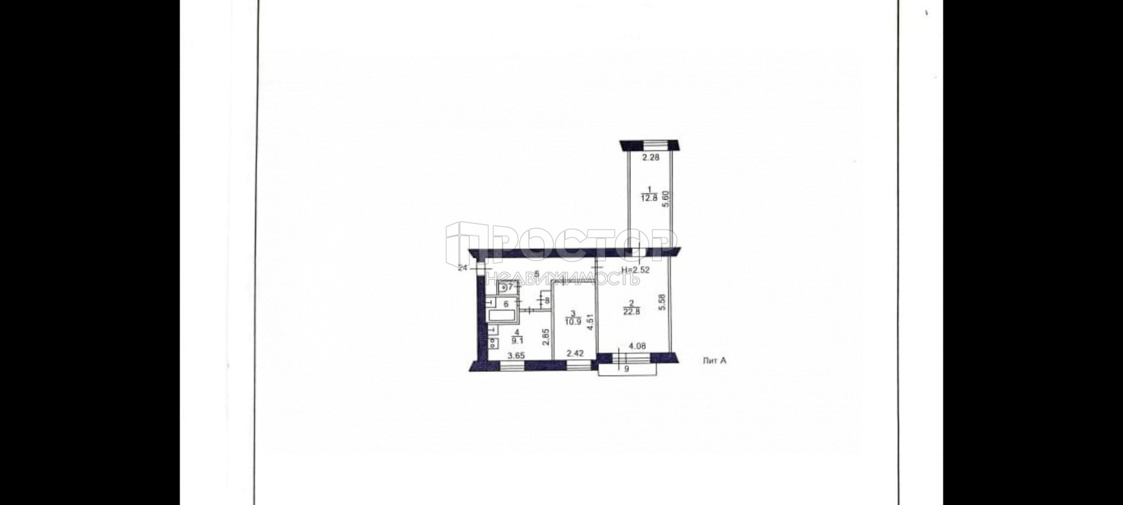 3-комнатная квартира, 71.1 м² - фото 6