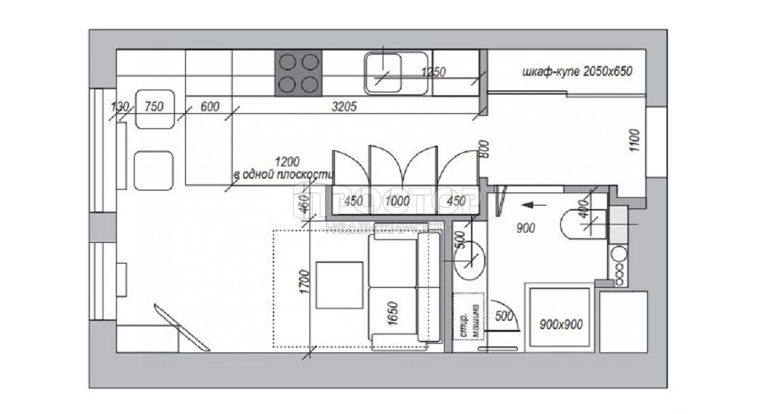 Студия, 26 м² - фото 33