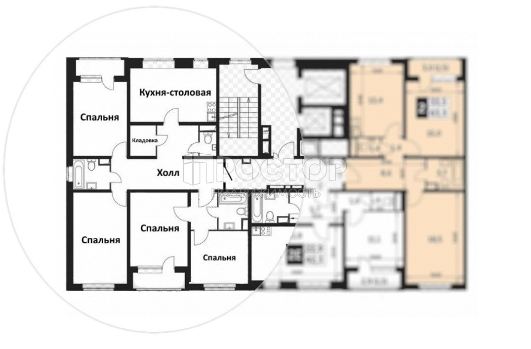 4-комнатная квартира, 108 м² - фото 20