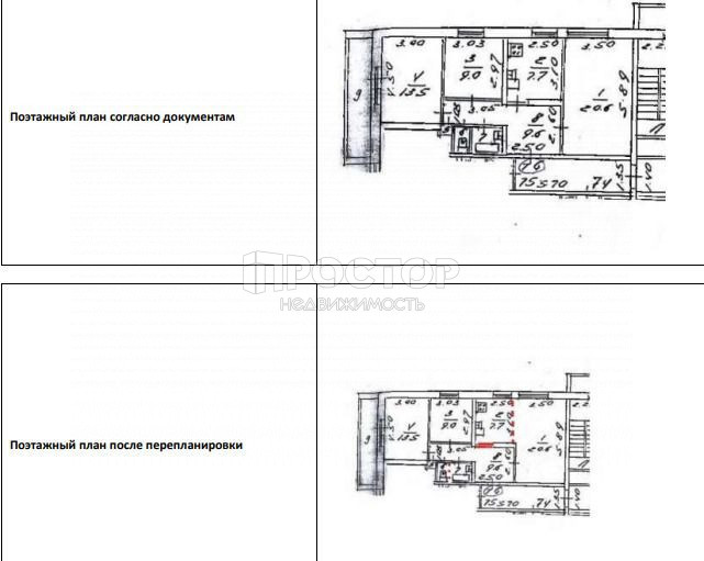 3-комнатная квартира, 64 м² - фото 3