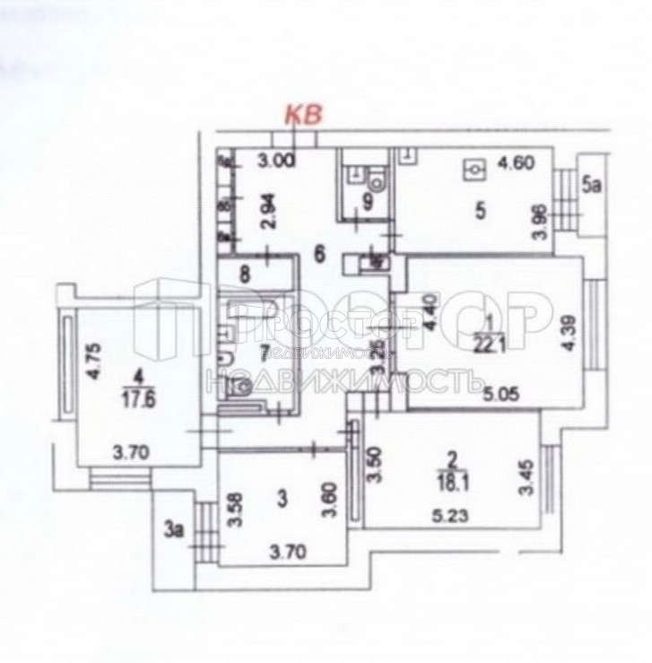 4-комнатная квартира, 121 м² - фото 21