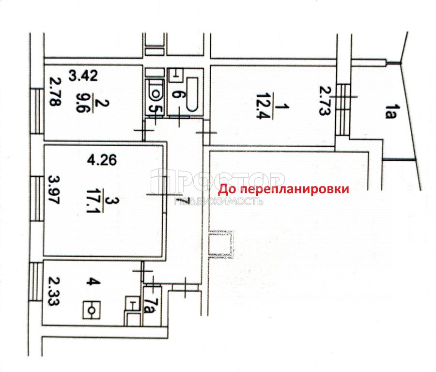 3-комнатная квартира, 64 м² - фото 10