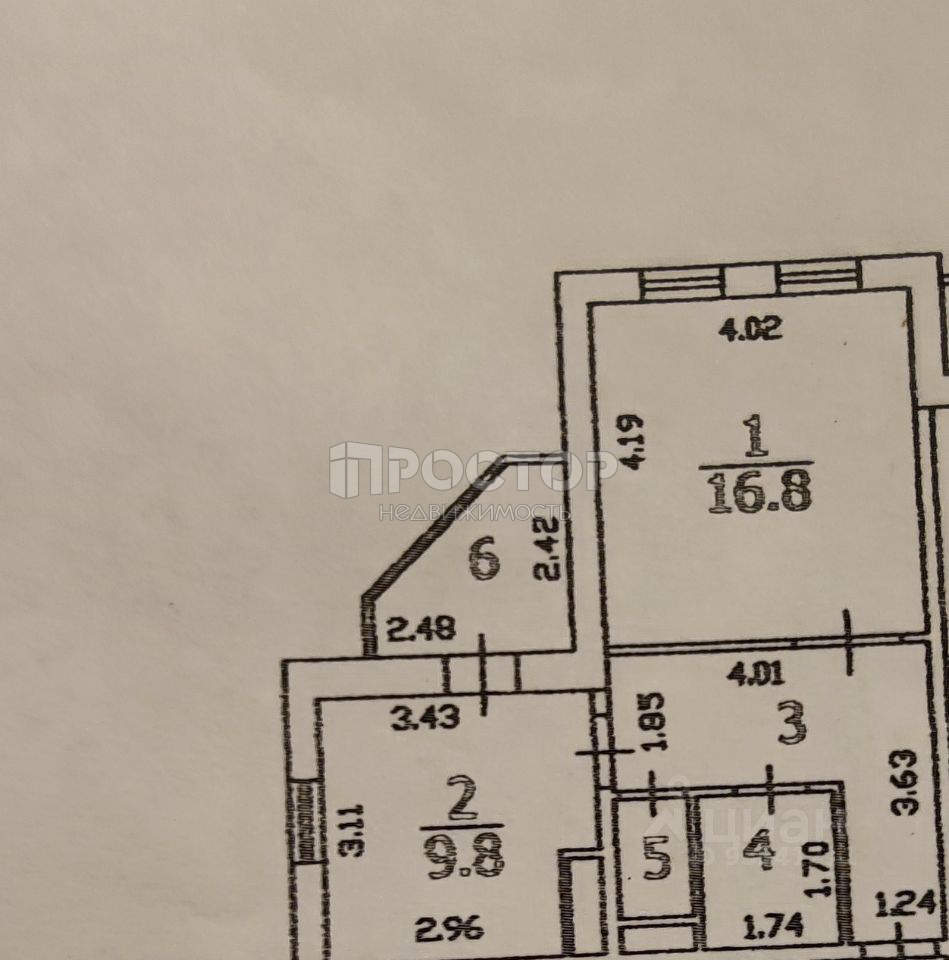 1-комнатная квартира, 40.3 м² - фото 18