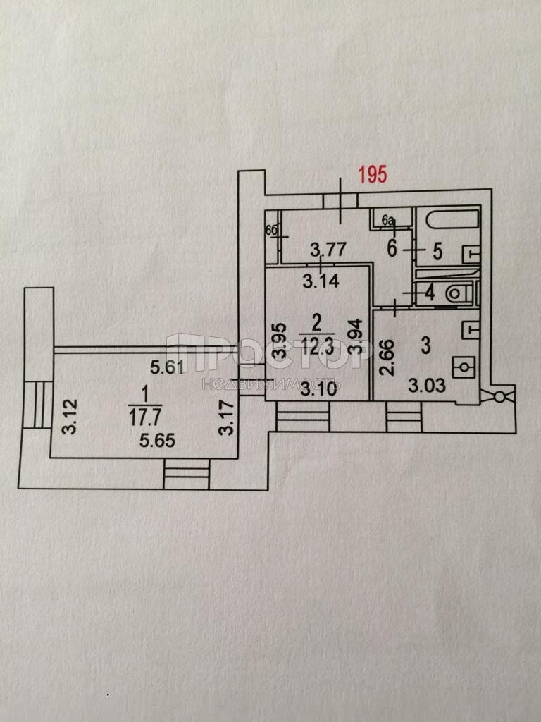 2-комнатная квартира, 50.3 м² - фото 13