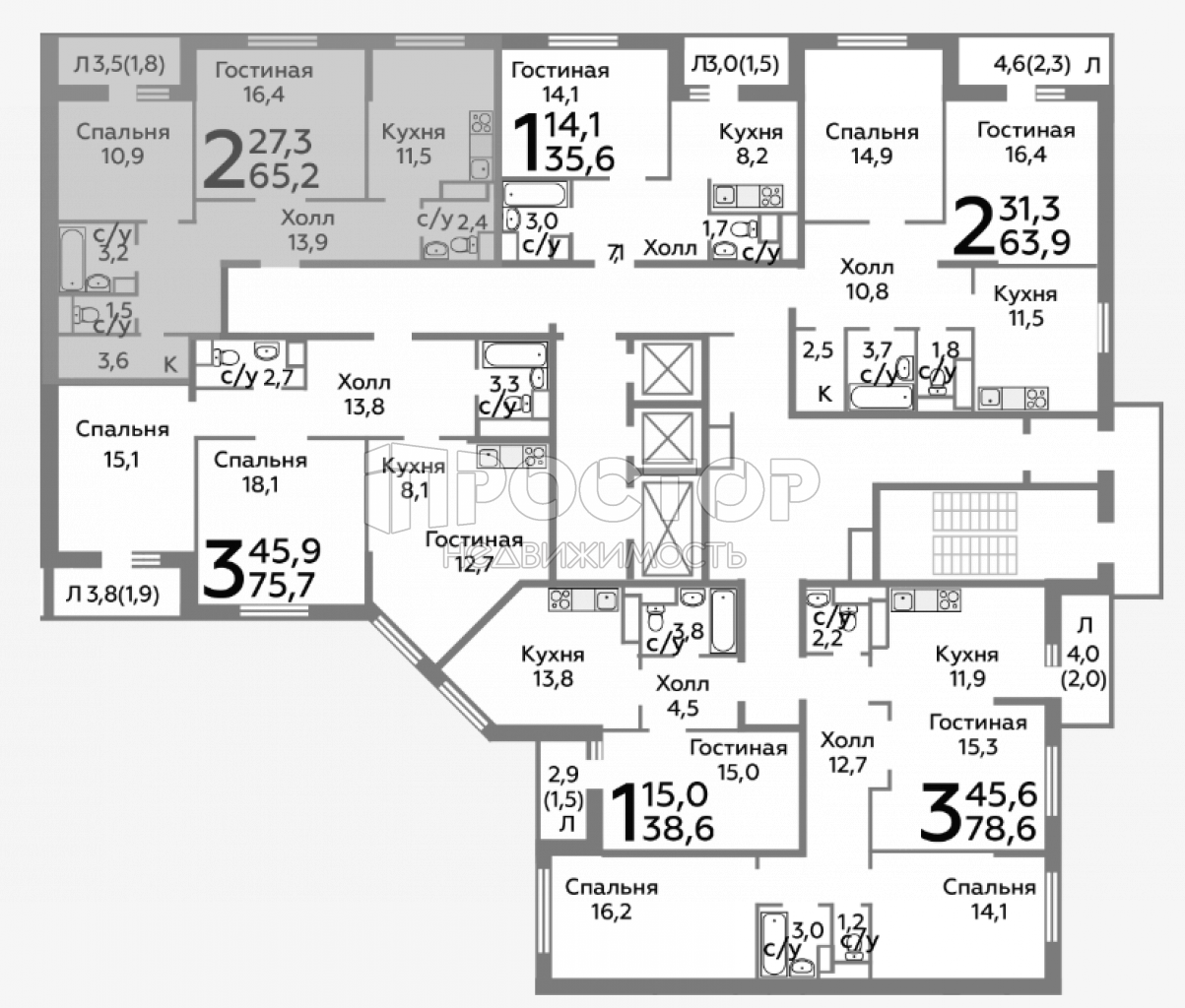 1-комнатная квартира, 35.6 м² - фото 9