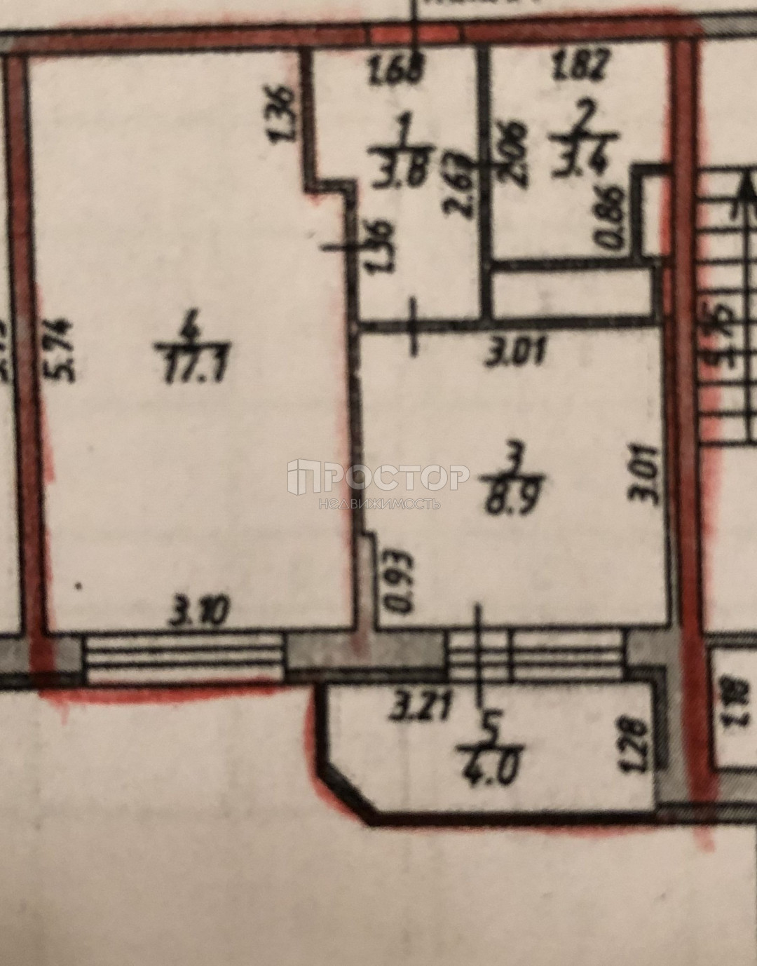 1-комнатная квартира, 37 м² - фото 17