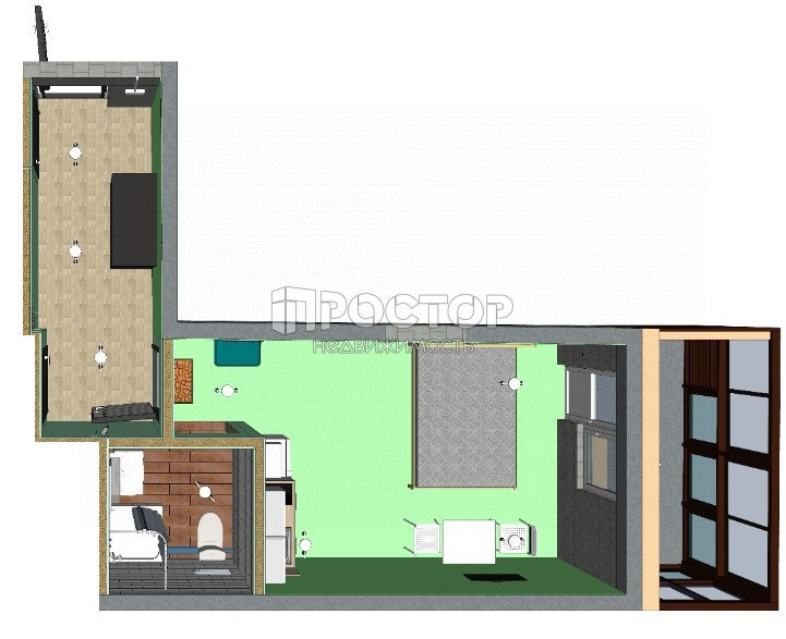 2-комнатная квартира, 67.5 м² - фото 21