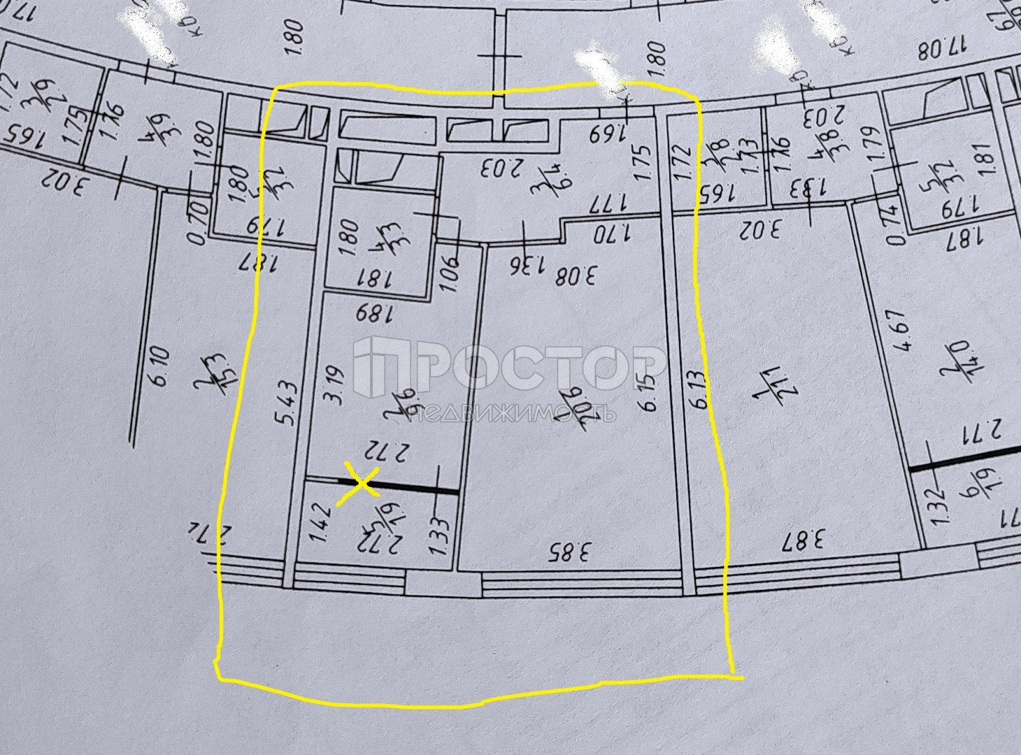 1-комнатная квартира, 41.8 м² - фото 24