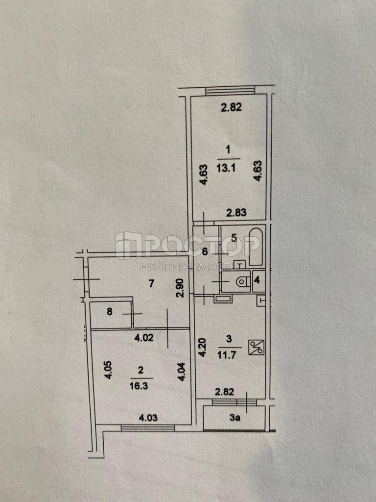 2-комнатная квартира, 59 м² - фото 14