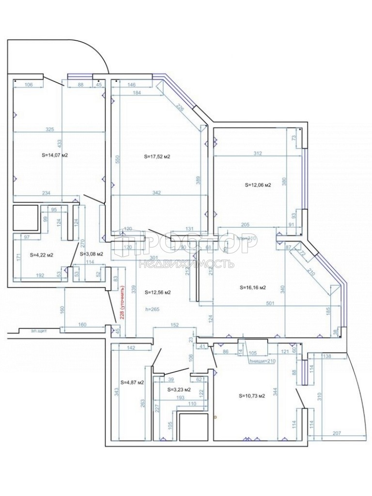 3-комнатная квартира, 102.5 м² - фото 10