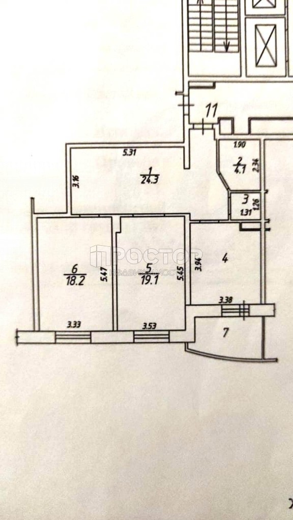 3-комнатная квартира, 83.5 м² - фото 18