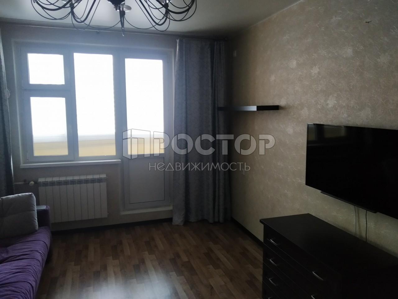 1-комнатная квартира, 38 м² - фото 3