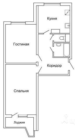 2-комнатная квартира, 60 м² - фото 14