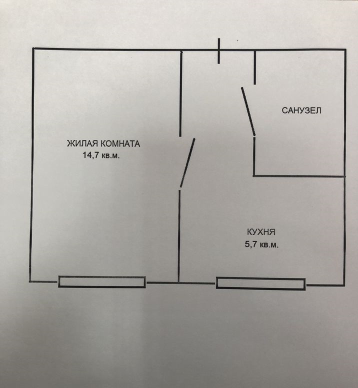 1-комнатная квартира, 26.3 м² - фото 7