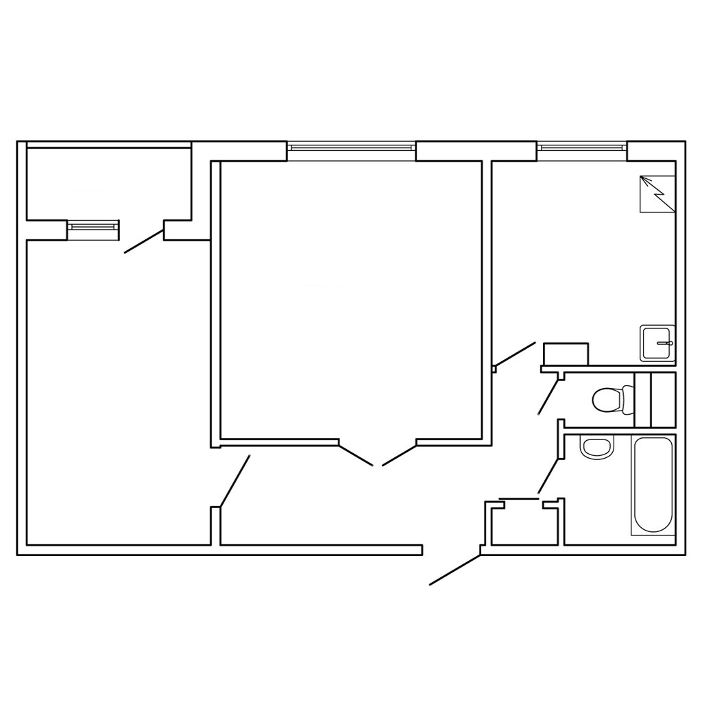 2-комнатная квартира, 52.1 м² - фото 14