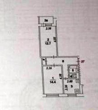 2-комнатная квартира, 46.7 м² - фото 11