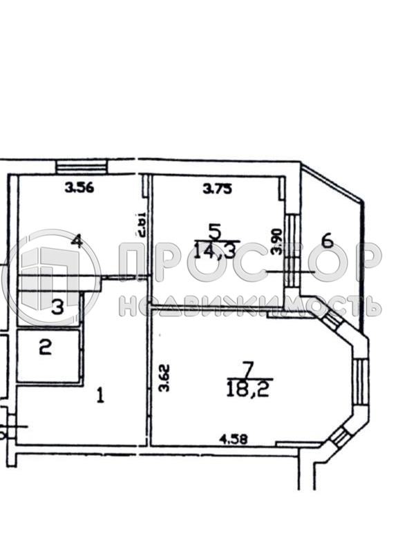 2-комнатная квартира, 57.9 м² - фото 35