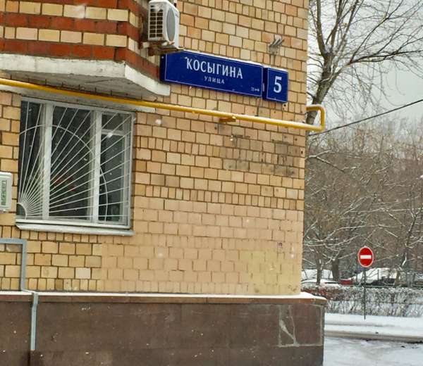 Москва карта улица косыгина