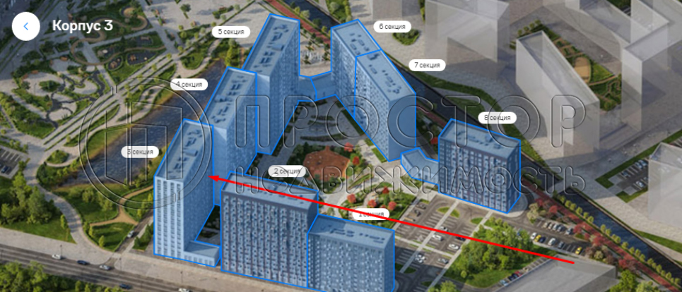 2-комнатная квартира, 32.8 м² - фото 12