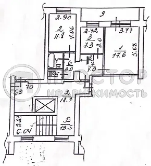 2-комнатная квартира, 57 м² - фото 16