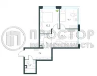 2-комнатная квартира, 51 м² - фото 7