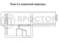 2-комнатная квартира, 44 м² - фото 43