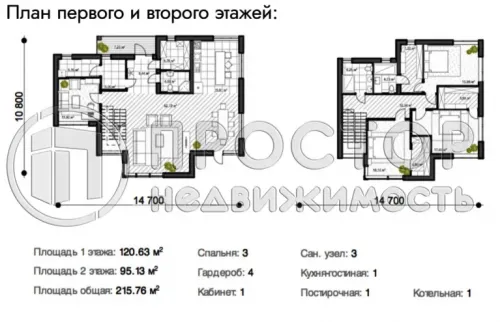 Дом, 215 м² - фото 4