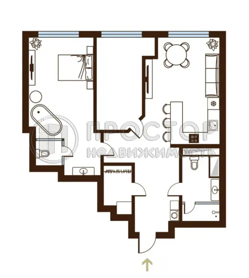 3-комнатная квартира, 73.3 м² - фото 9