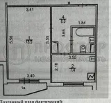 1-комнатная квартира, 37.8 м² - фото 23