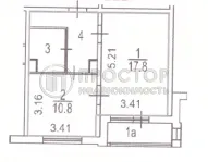 1-комнатная квартира, 38.2 м² - фото 43