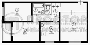 Комната, 5.6 м² - фото 45