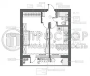 1-комнатная квартира, 34.3 м² - фото 27