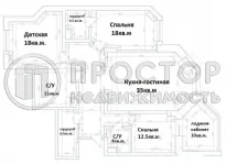 4-комнатная квартира, 139 м² - фото 45