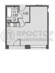 1-комнатная квартира, 38.2 м² - фото 34