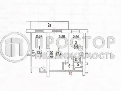 2-комнатная квартира, 47 м² - фото 25