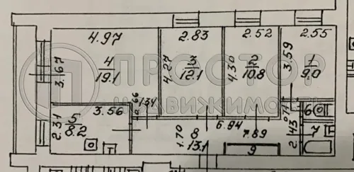 4-комнатная квартира, 76.7 м² - фото 19