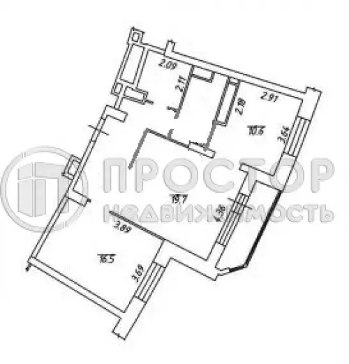 2-комнатная квартира, 66.1 м² - фото 43