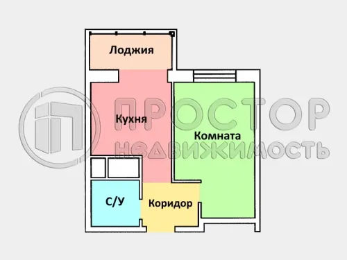 1-комнатная квартира, 30 м² - фото 15