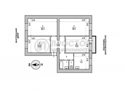 4-комнатная квартира, 99 м² - фото 12