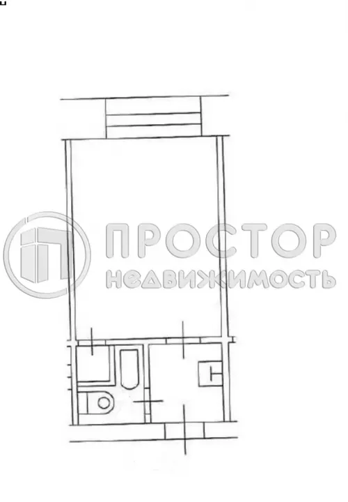 1-комнатная квартира, 17.4 м² - фото 15