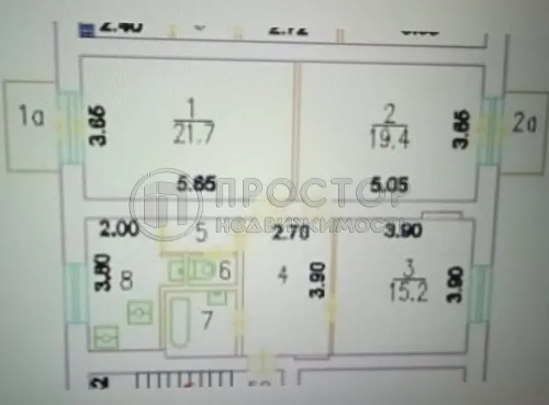 3-комнатная квартира, 82 м² - фото 11