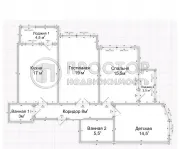 3-комнатная квартира, 94.5 м² - фото 69