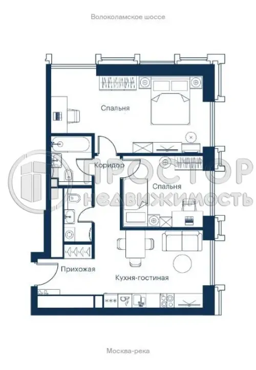 3-комнатная квартира, 64 м² - фото 31