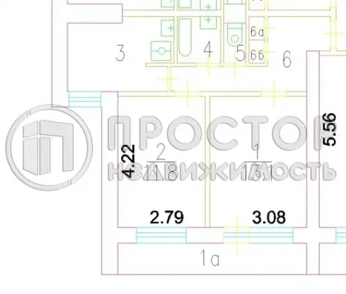 2-комнатная квартира, 42.3 м² - фото 17