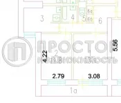 2-комнатная квартира, 42.3 м² - фото 37