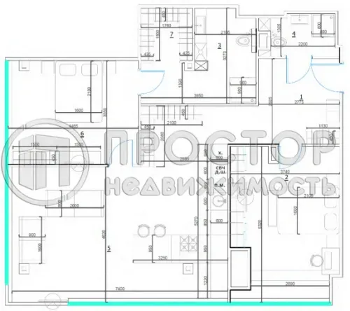 3-комнатная квартира, 98 м² - фото 15