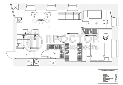 2-комнатная квартира, 64 м² - фото 28