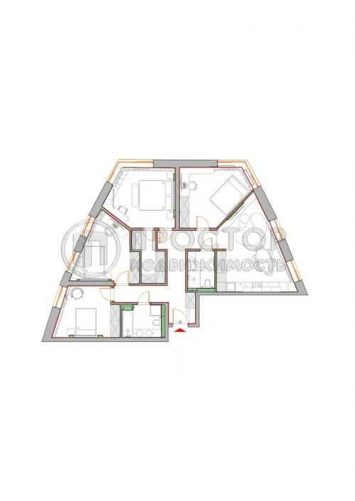 5-комнатная квартира, 110.4 м² - фото 34